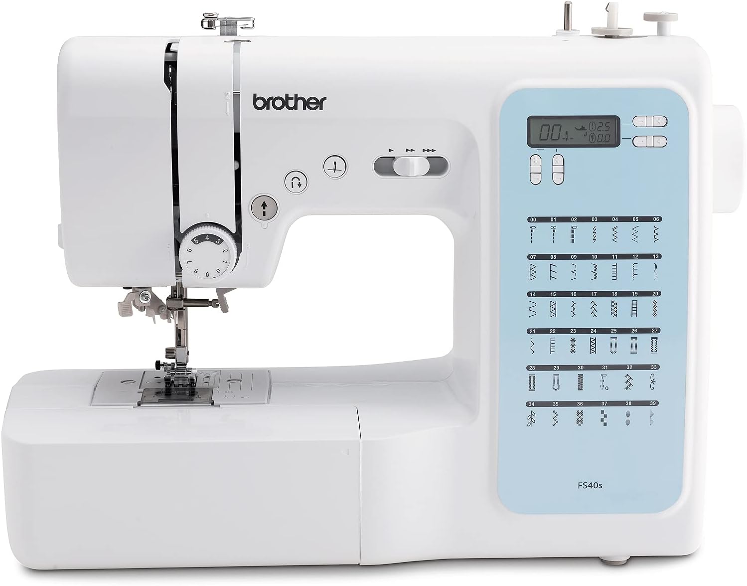 Máquina de costura eletrônica Brother FS40S com 40 pontos