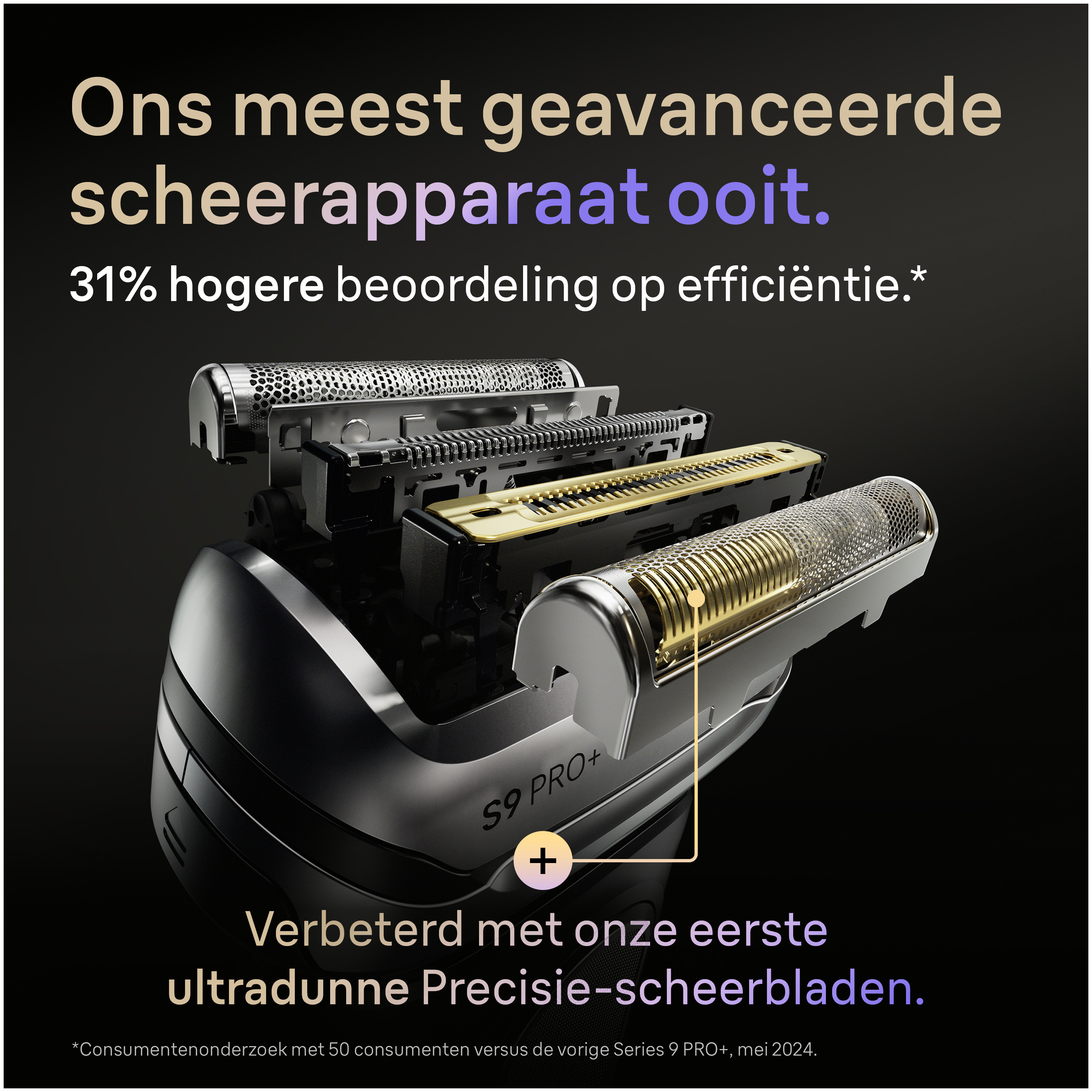 Braun Series 9 Elektrisch Scheerapparaat ORIGINELE Vervangingskop, 96M