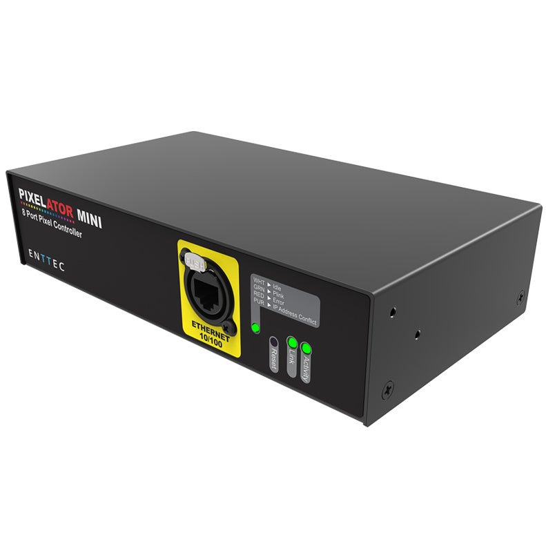 Enttec Pixelator Mini ethernet naar pixel converter