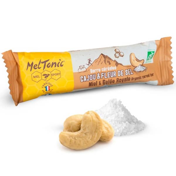 Barres énergétiques MELTONIC BARRE CEREALES BIO CAJOU & FLEUR DE SEL X20