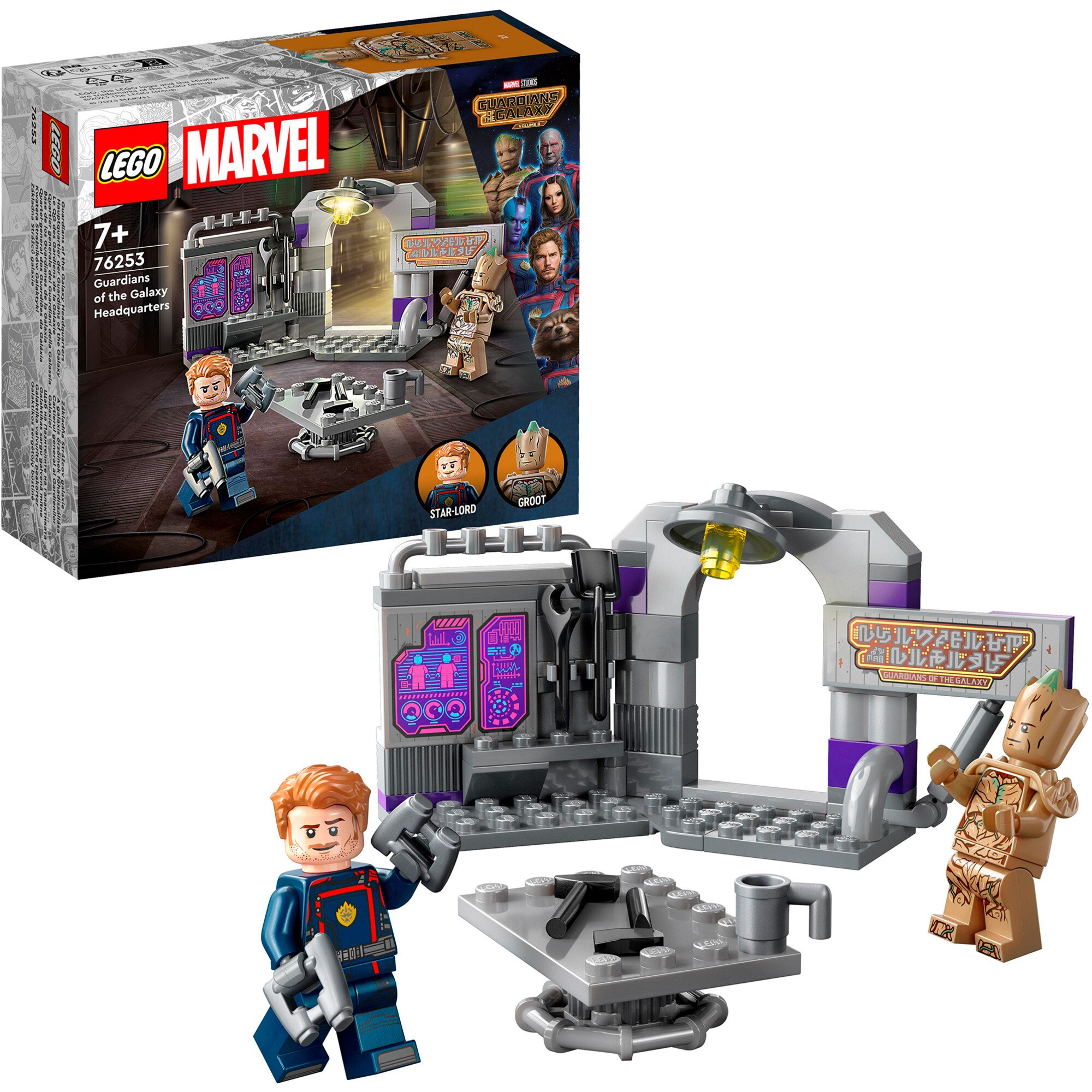 LEGO Konstruktionsspielzeug Marvel Hauptquartier der Guardians of the Galaxy