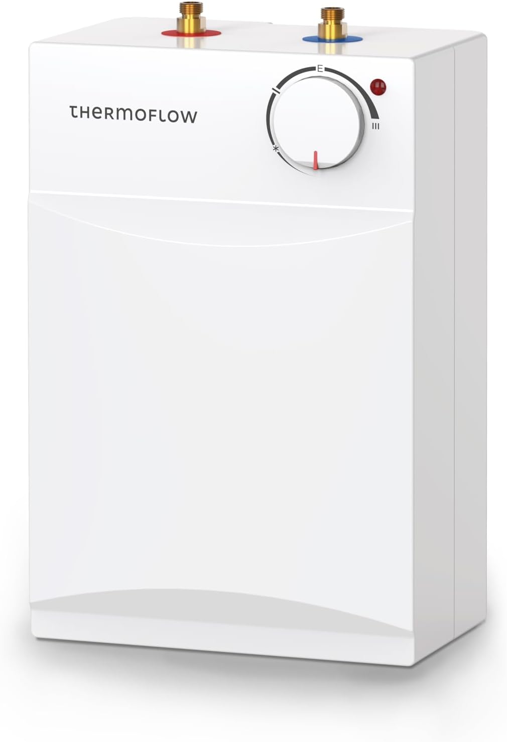 Thermoflow UT 5 Untertischspeicher drucklos | Warmwasserboiler 5 l Speichervolumen | Elektro-Warmwasserboiler G 3/8