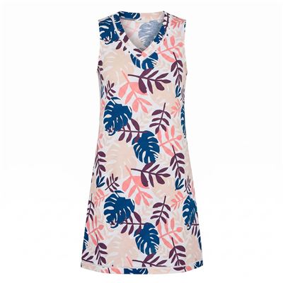 Chemise de nuit courte motif tropical