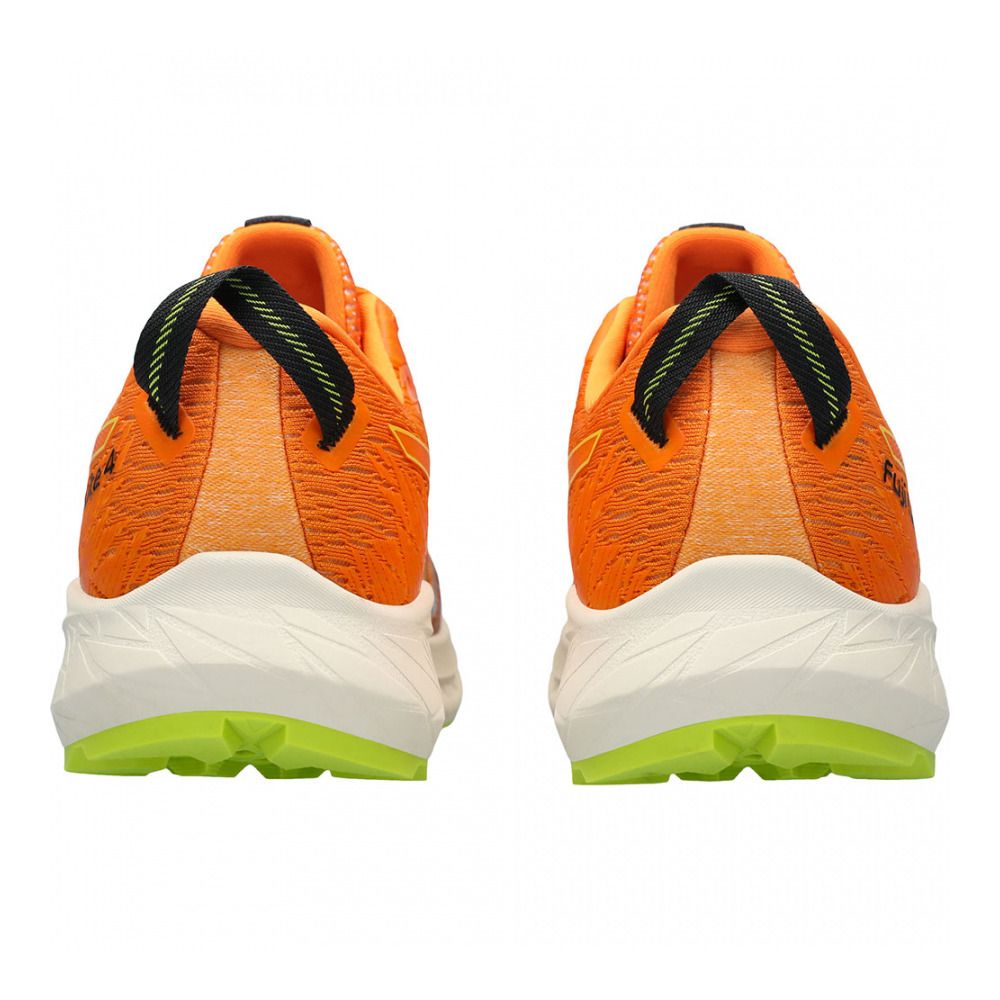 Asics FUJI LITE 4 - Chaussures trail Homme bright orange/neon lime