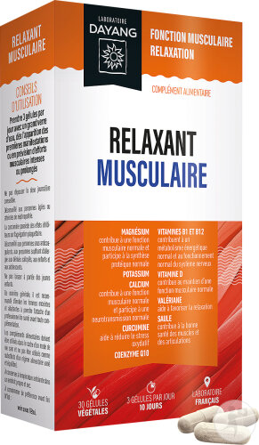 Dayang Relaxant Musculaire Complément Alimentaire 30 Gélules