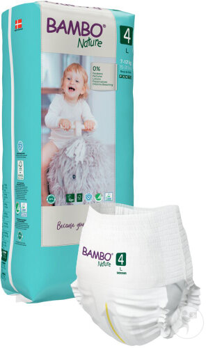 Bambo Nature Culottes D'Apprentissage Taille 4 7 À 12kg 40 Pièces