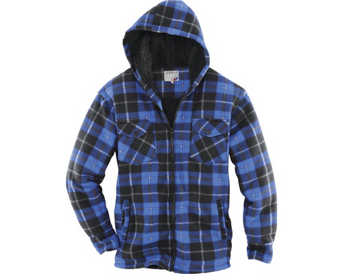 Terrax thermoshirt, maat 2XL, zwart/koningsblauw
