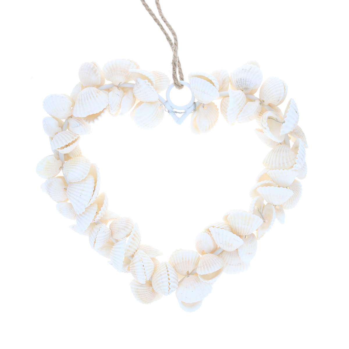 Suspension coeur coquillages Atelier jasmin