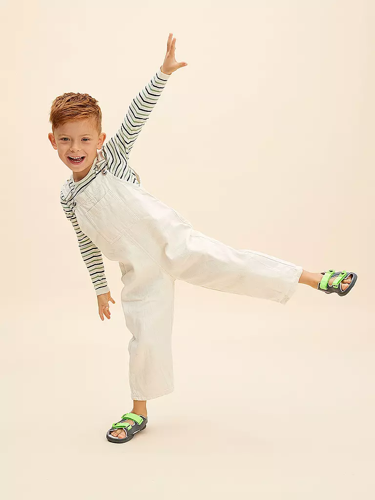AFFENZAHN Kinder Sandalen AIRY Panther grau