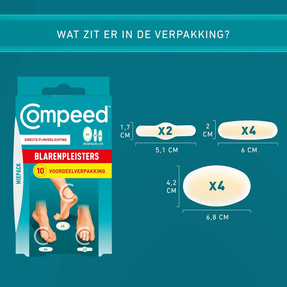 Compeed Blarenpeister Mix Pack10 stuks