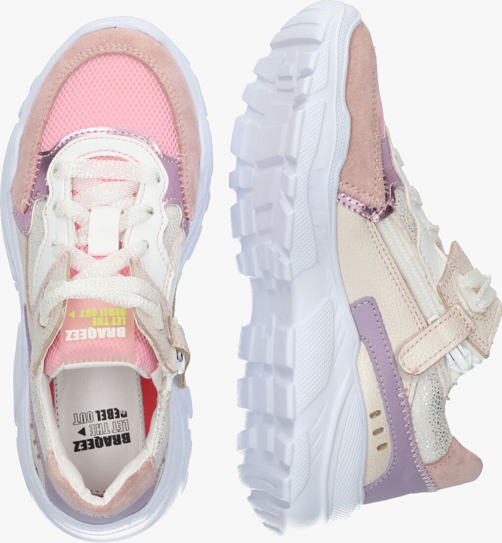 BRAQEEZ roze braqeez lage sneakers rana run