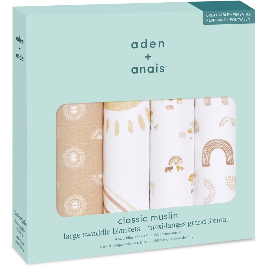 aden + anais™ Pucktücher Keep Rining  4er-Pack