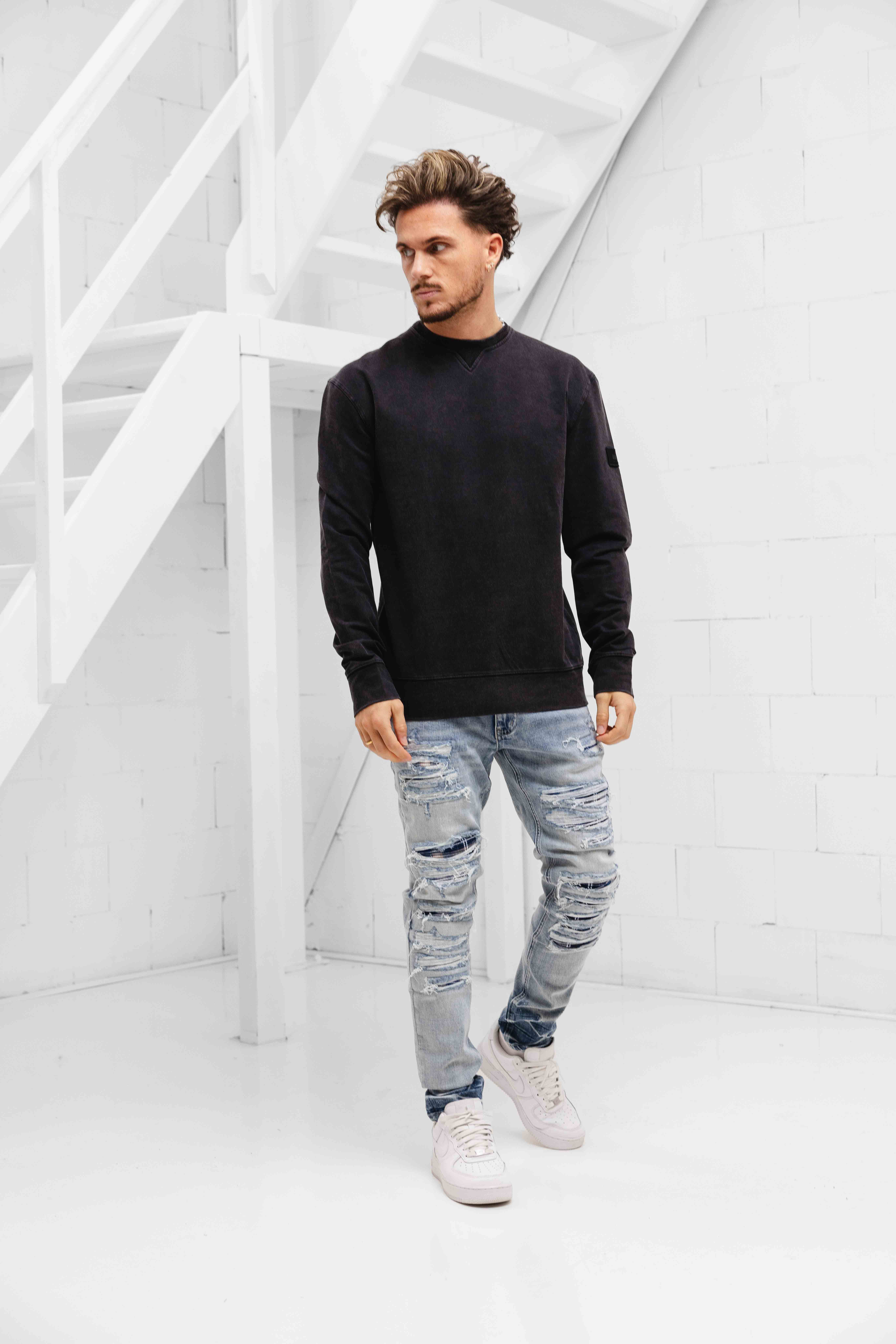 Cruyff Non Denim Sweater Heren Zwart