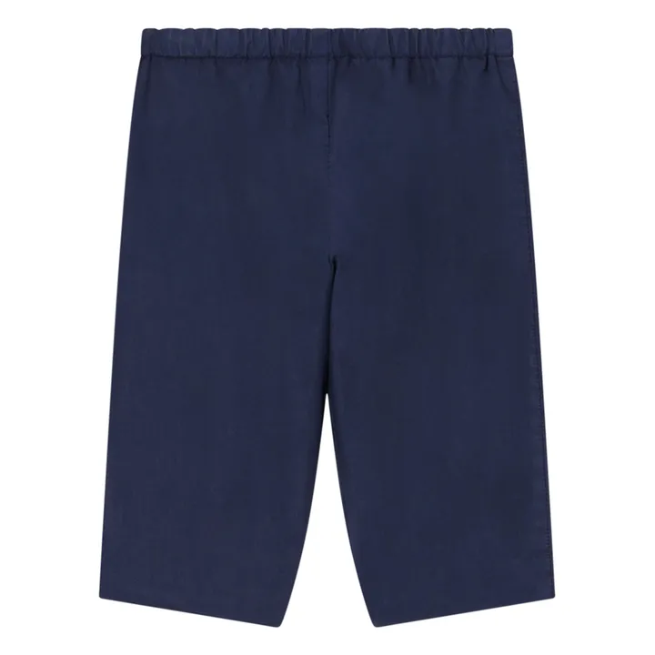 Bonpoint Pantalon Dandy Popeline | Bleu marine