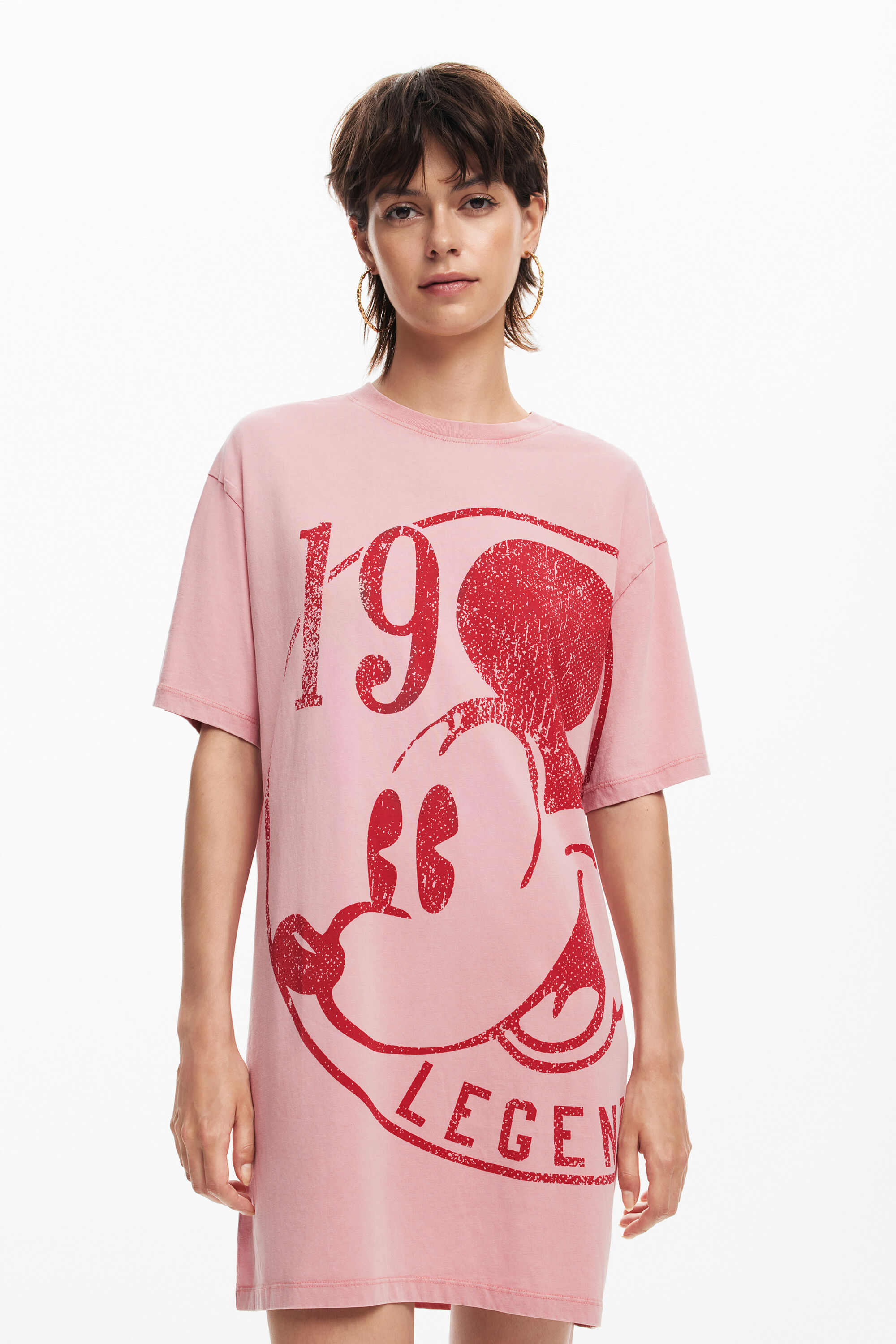 Vestido curto Mickey Mouse