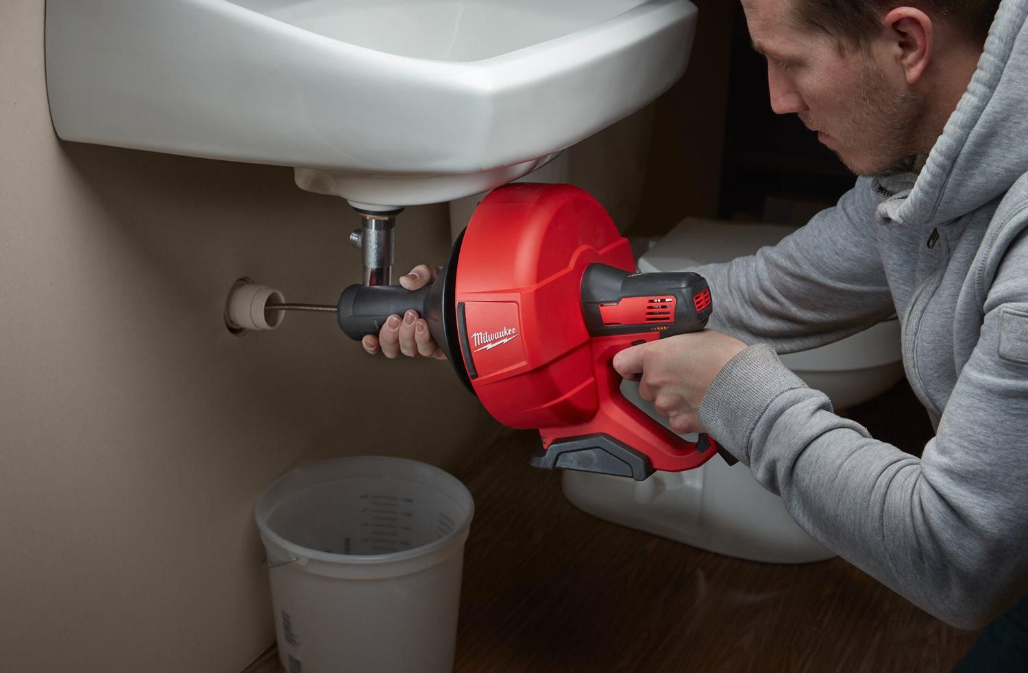 Milwaukee M12 BDC8-0C Ontstoppingsmachine met 8 mm diameter spiraalkabel 12V Basic Body - 4933451632