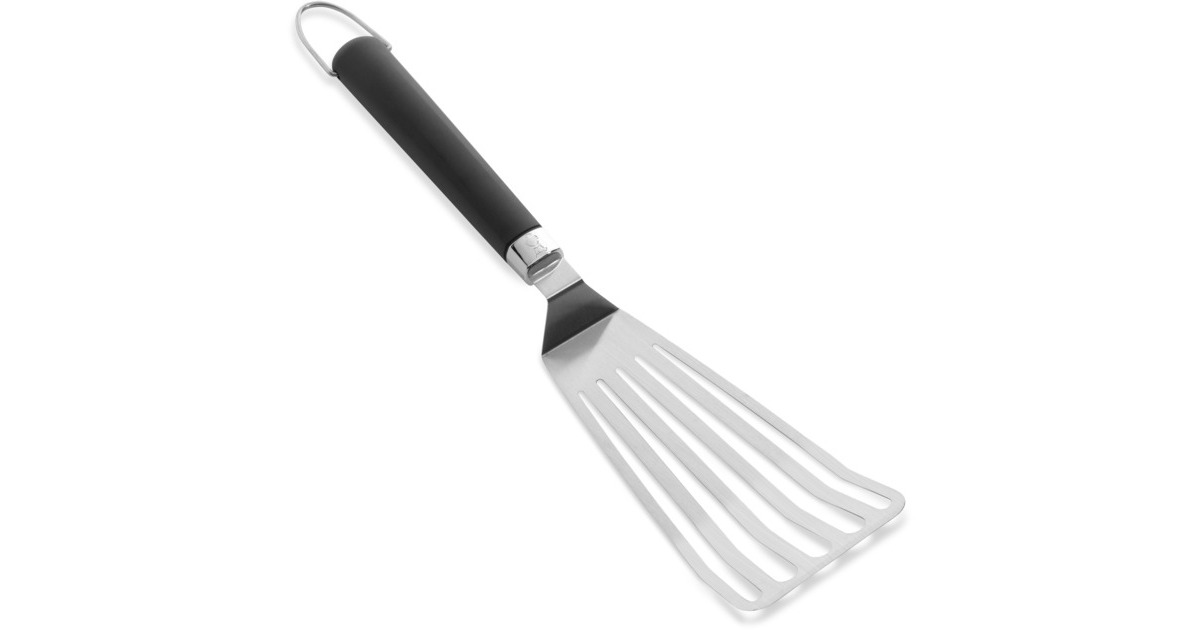 WeberFlexibele spatel voor de Plancha  (Roestvrij staal/zwart)