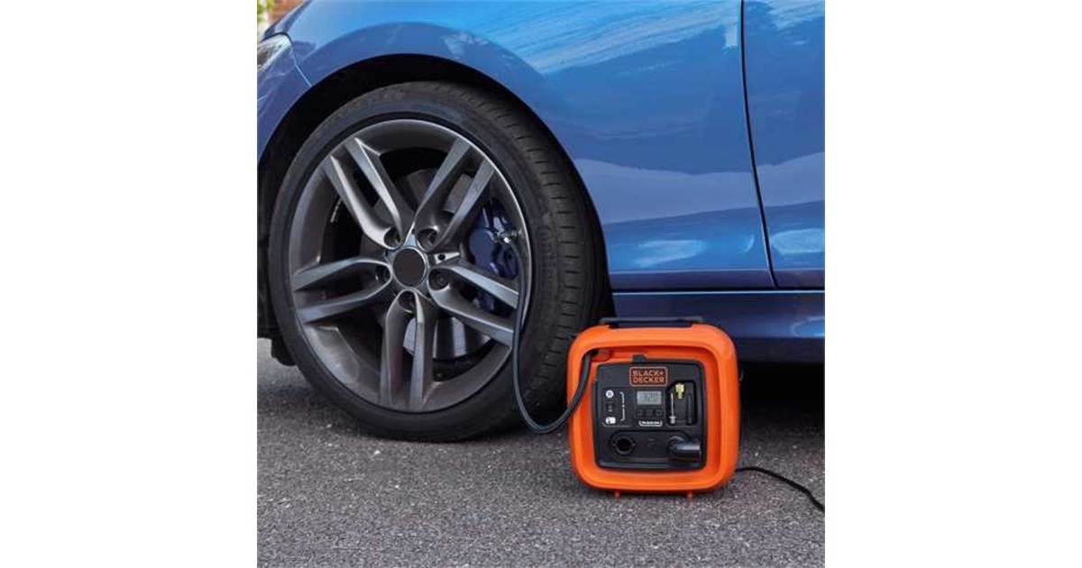BLACK+DECKERASI400 12V Compressor   (Oranje/zwart, 160 PSI / 11 Bar)