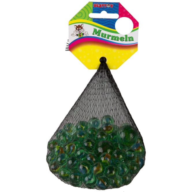 Besttoy - Glasmurmeln - grün - 102-teilig