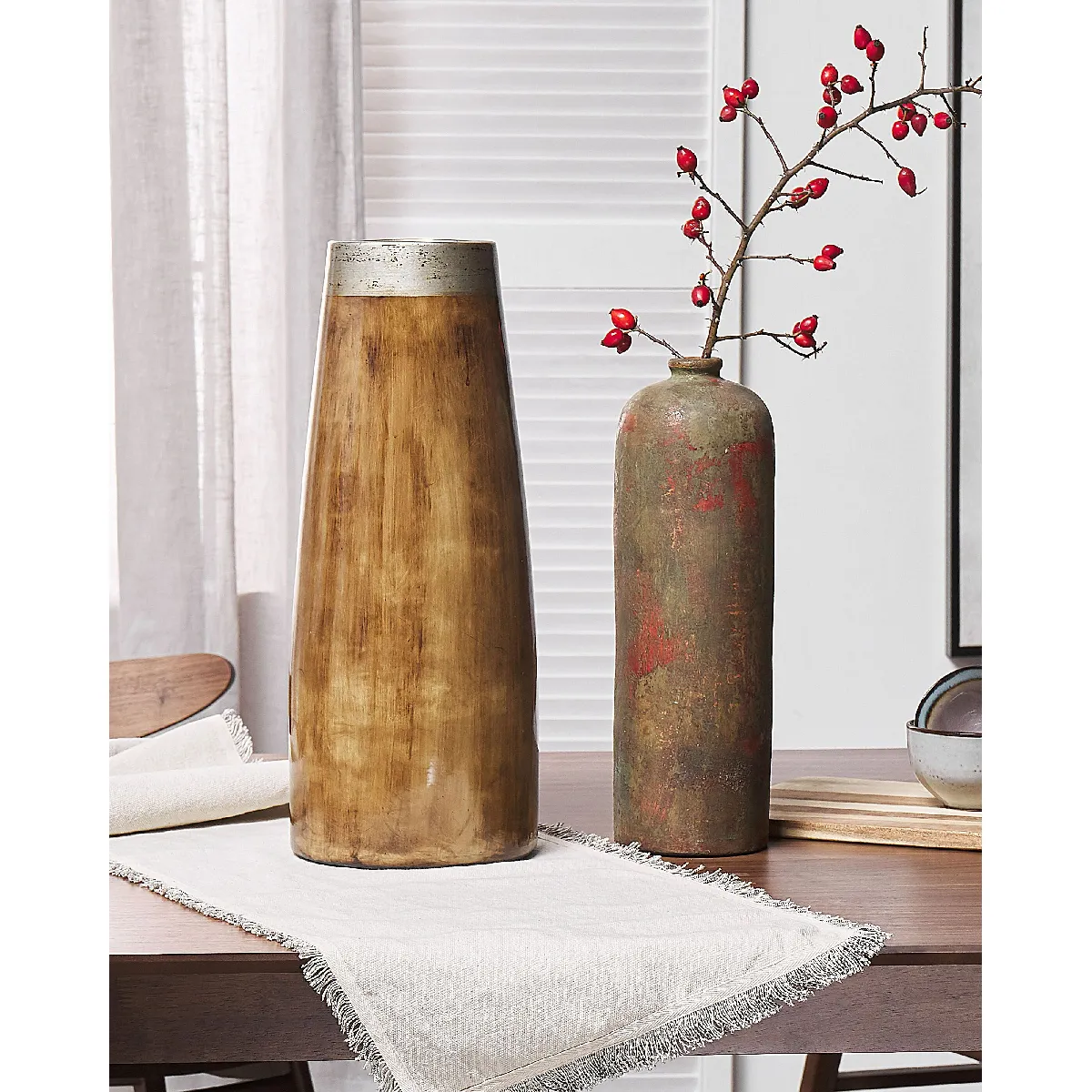 BELIANI Vase CYRENE - Céramique 50 cm
