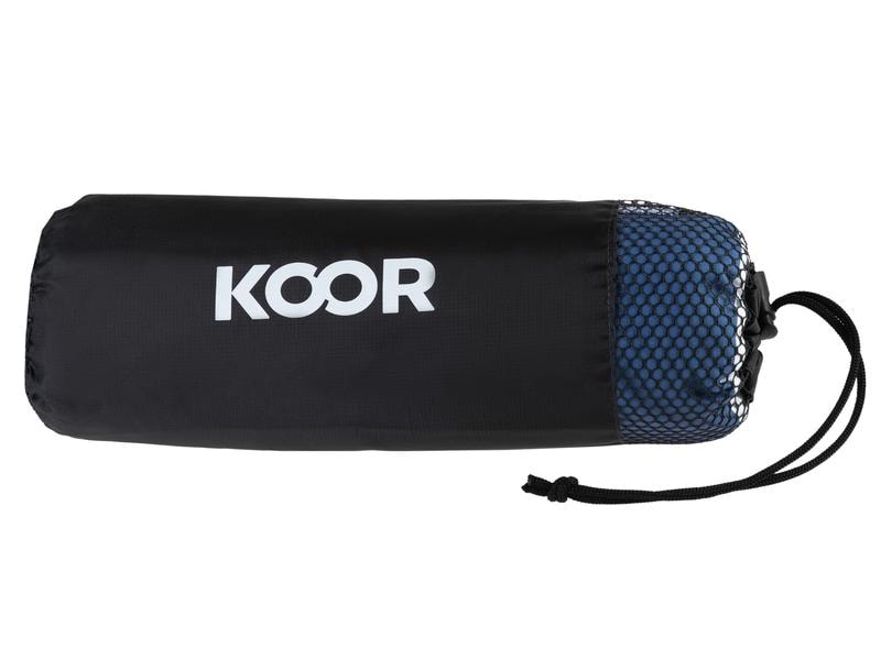 KOOR Strandtuch Stripes XXL, 130 cm x 200 cm Grosses Badetuch mit Silber-Ionen Veredelung