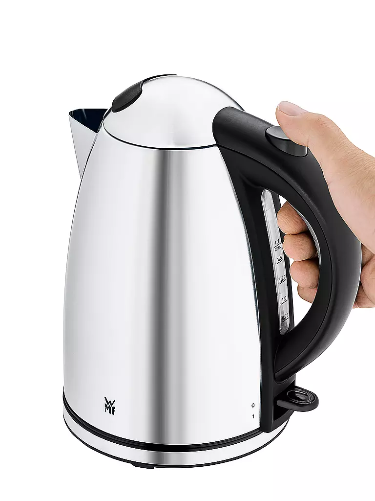 WMF Wasserkocher Stelio Cromargan 1,7l silber