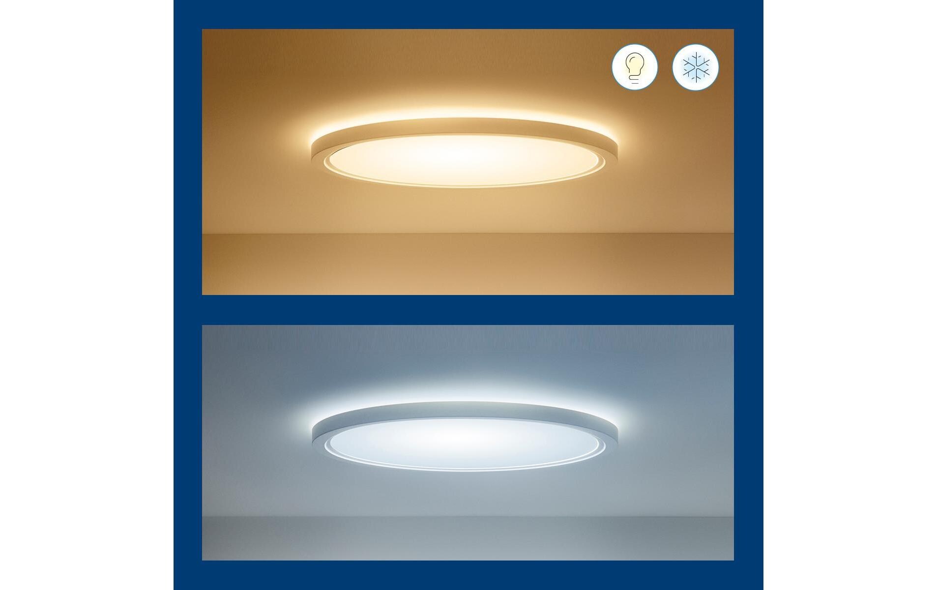 SuperSlim Tunable White & Color 3800 lm Weiss<br>Smarte Deckenleuchte, verbindbar über Matter, WLAN
