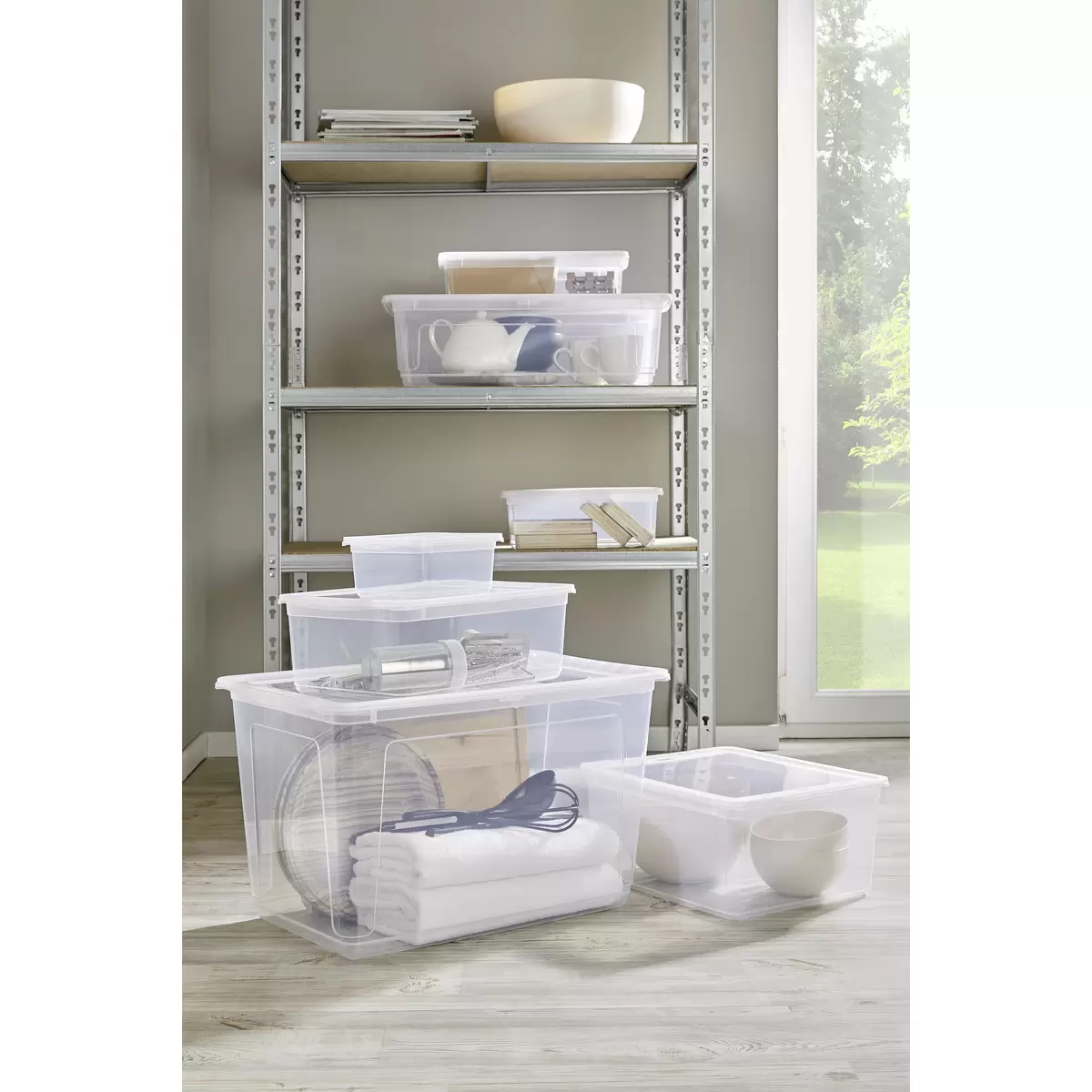 Multibox 18L inkl. Deckel Bea Homezone Transparent