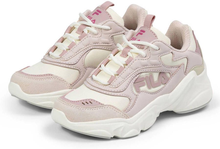 Fila Collene Logo Teens Sneakers Laag Roze