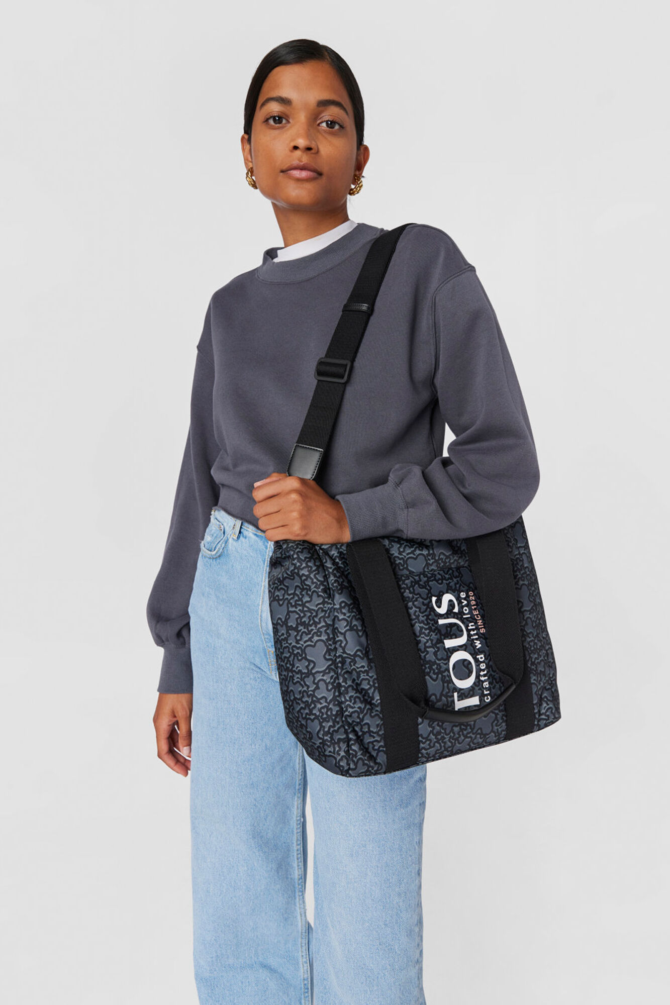 Alcofa pequena Kaos Mini Evolution em nylon preto - Preta
