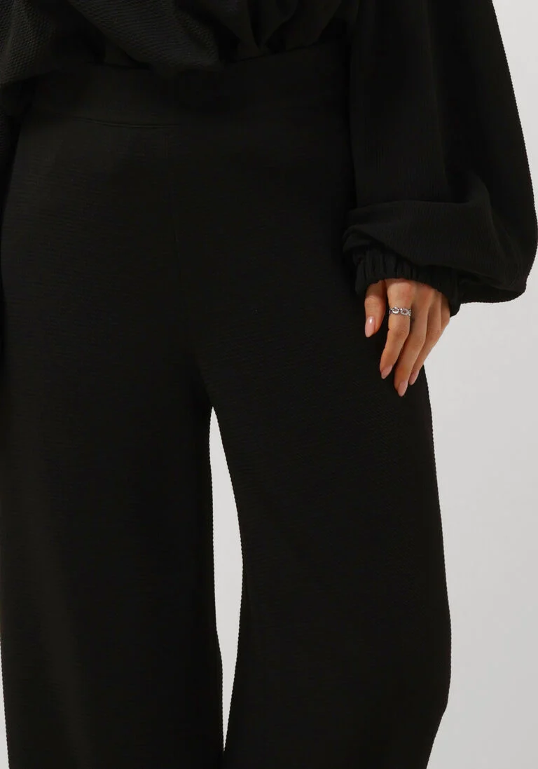 CO\\'COUTURE zwarte co'couture wijde broek hazelcc wide long pant