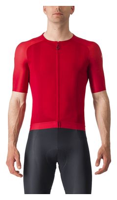 Maillot Manches Courtes Castelli Aero Race 7.0 Rouge