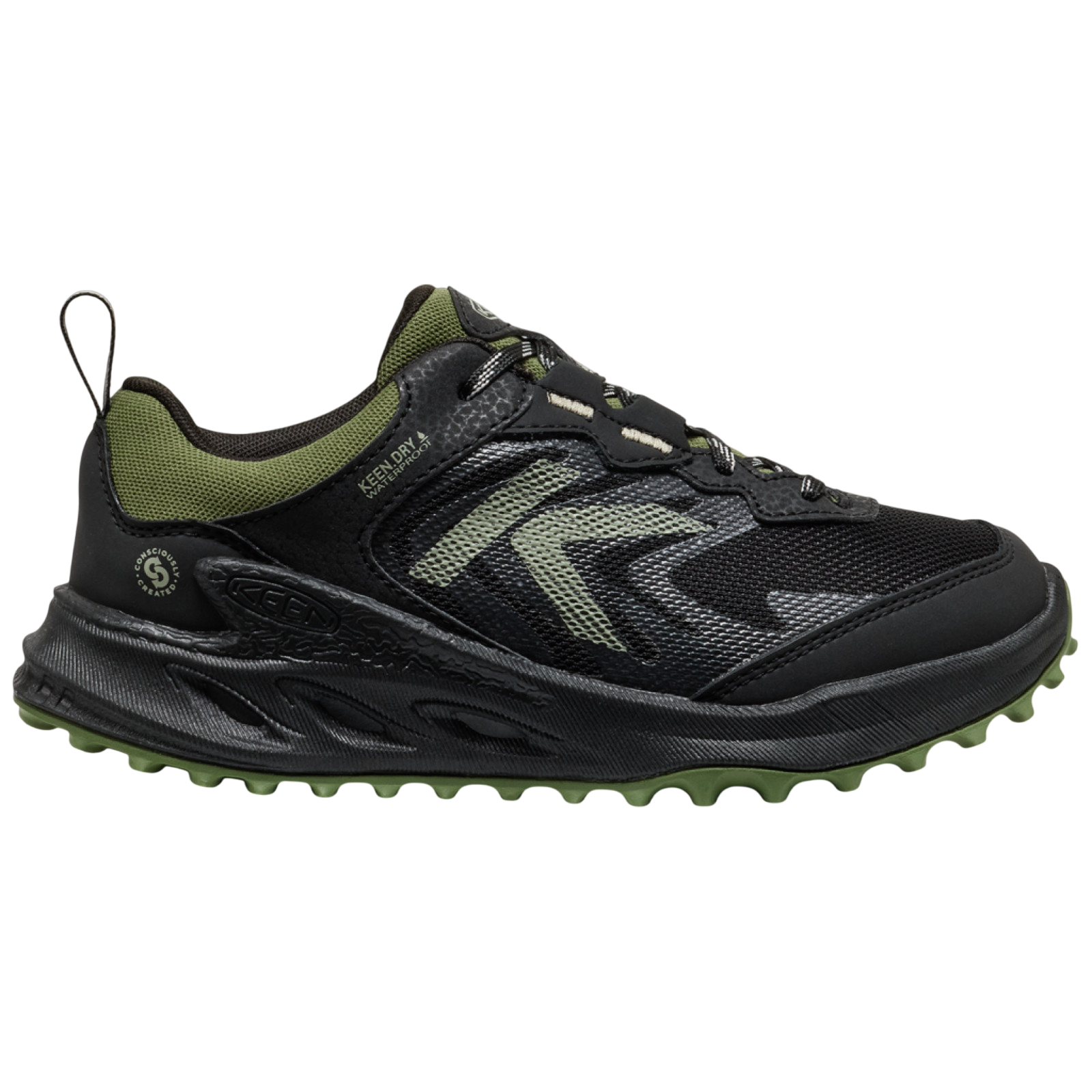 Trekkingschuhe Y Zionic WP black/bronze green