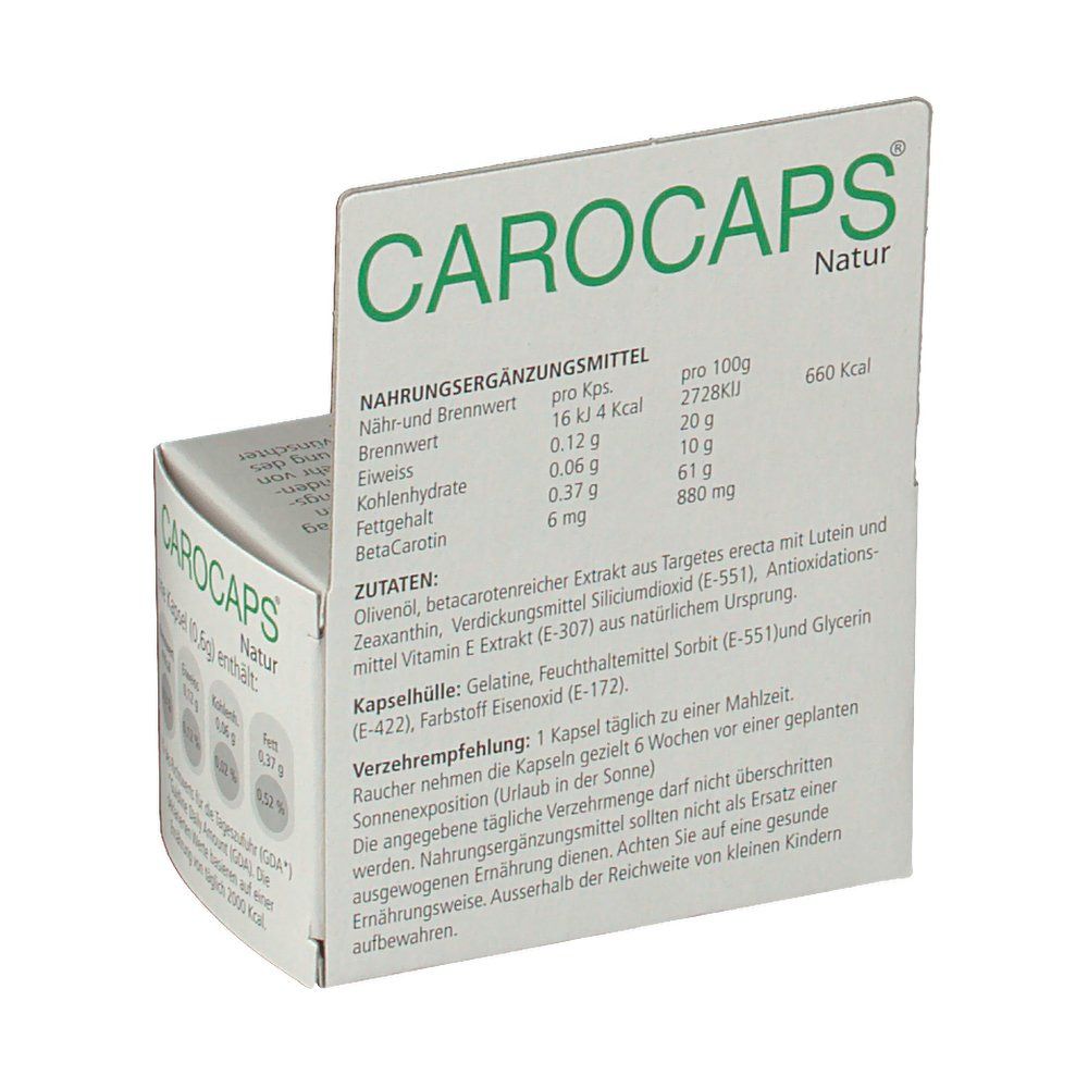 Carocaps® 50 Natur Kapseln