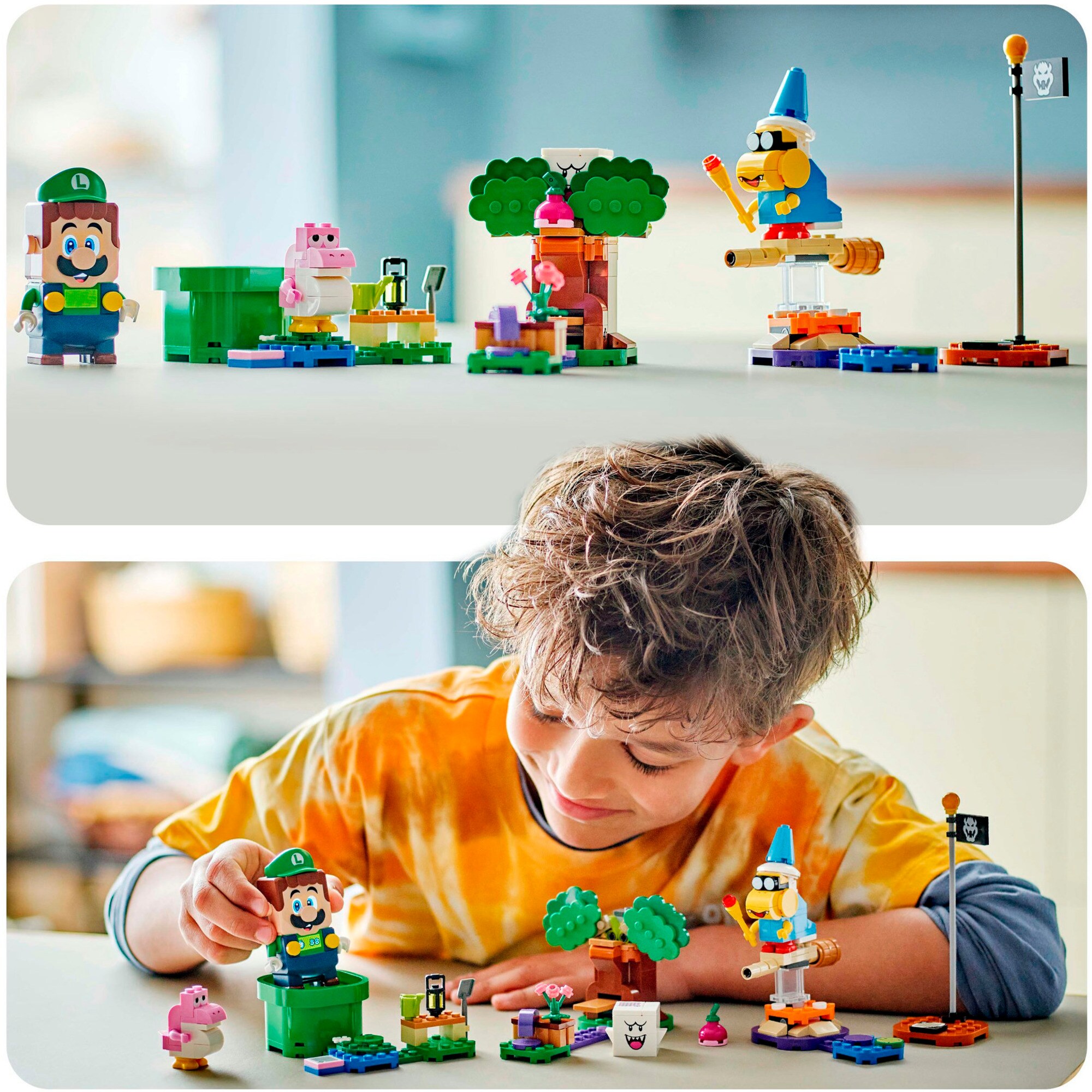 LEGO Konstruktionsspielzeug Super Mario Abenteuer mit dem interaktiven LEGO Luigi