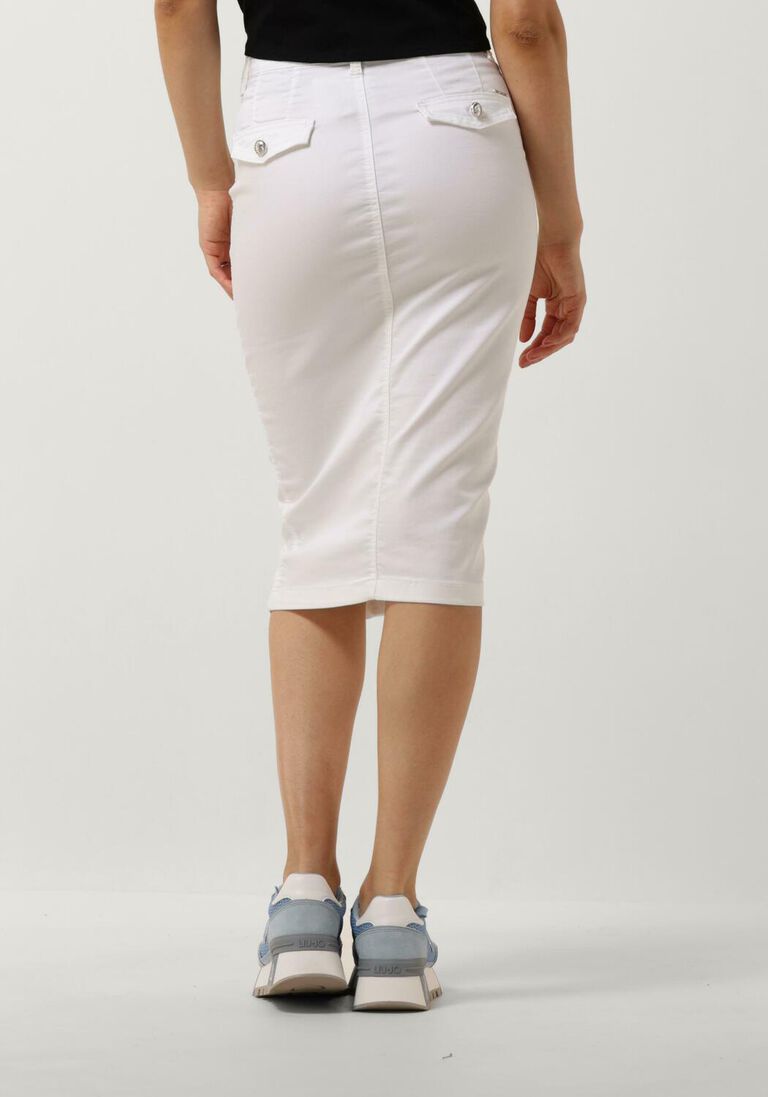LIU JO witte liu jo midirok colar snug fantasy t.p. skirt