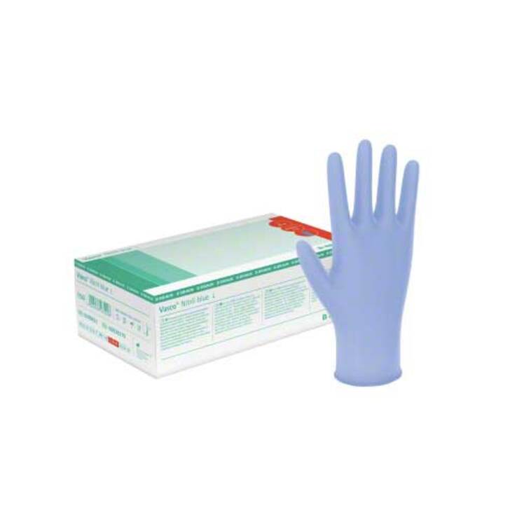 Vasco Nitril blue Untersuchungshandschuhe Größe M, 150 St