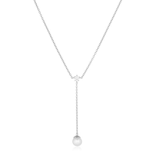 Sif Jakobs Jewellery Adria Lungo Halskæde, Sølv, 45 cm