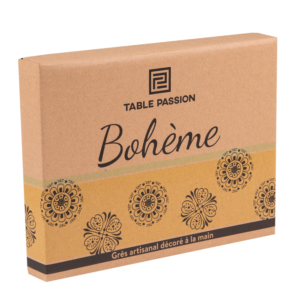 Plat rectangle Bohème 21x27 cm Table passion