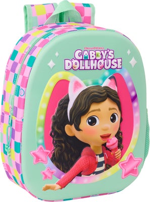 Gabby's Dollhouse 3D Ryggsekk 8.5L, Lysegrønn