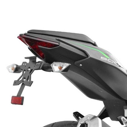 Support de plaque Top Block KAWASAKI - Noir