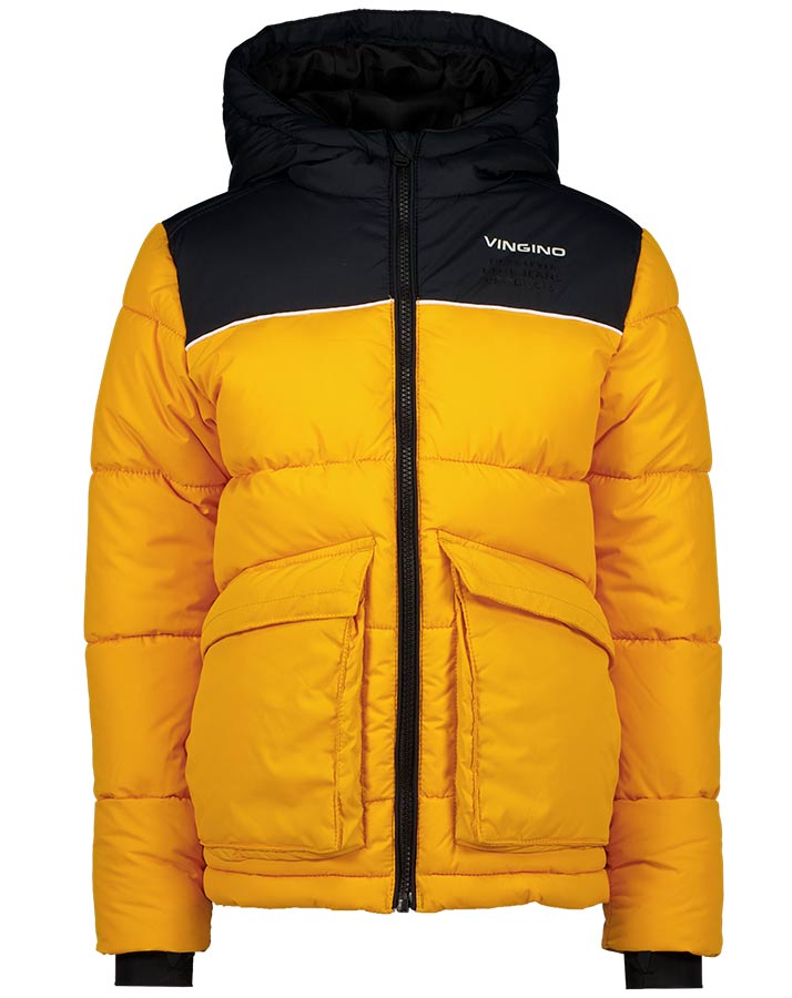 Steppjacke TAMOSI mit Kapuze in gelb