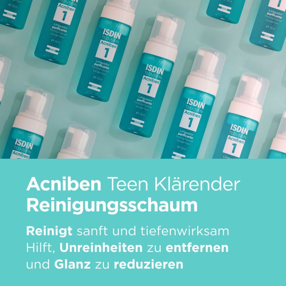 ISDIN ACNIBEN® klärender Reinigungsschaum gegen unreine Haut und Pickel
