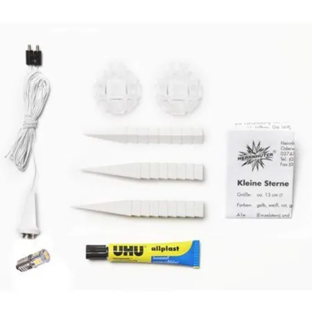 Herrnhuter Sterne Innenstern A1b weiß Bausatz, ø 13cm, mit LED