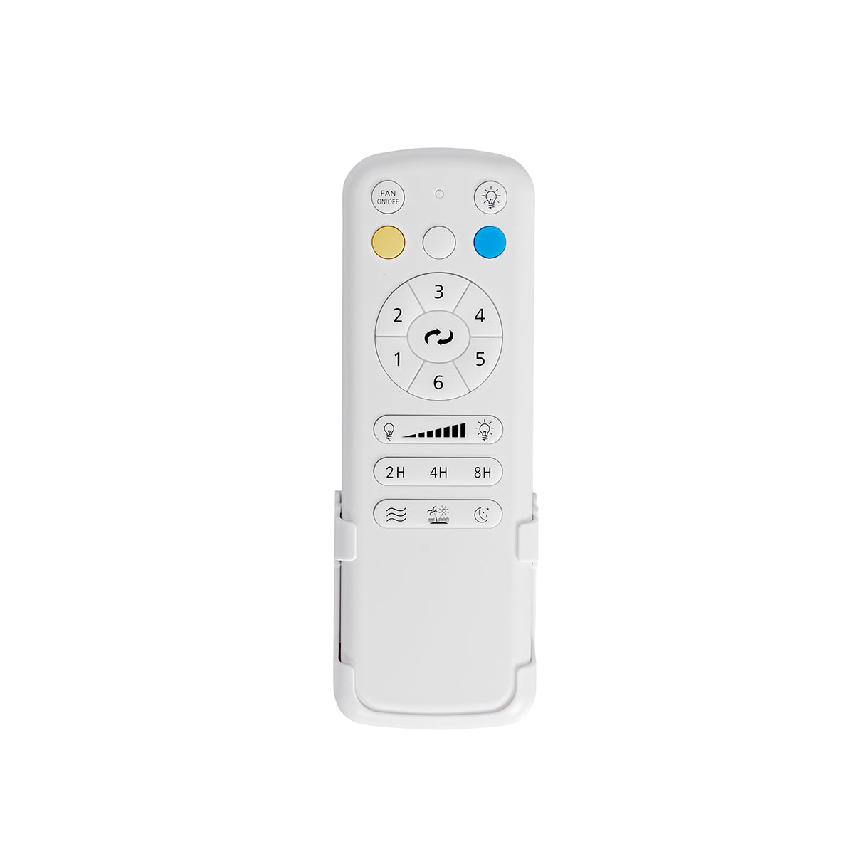 QAZQA Plafondventilator zwart 86.7cm incl. LED dimbaar met