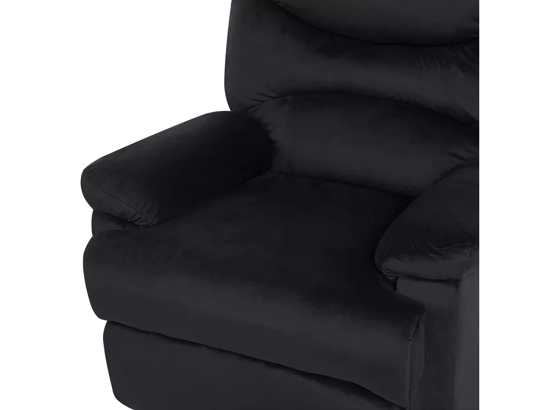 Fauteuil inclinable ESLOV Velours Noir
