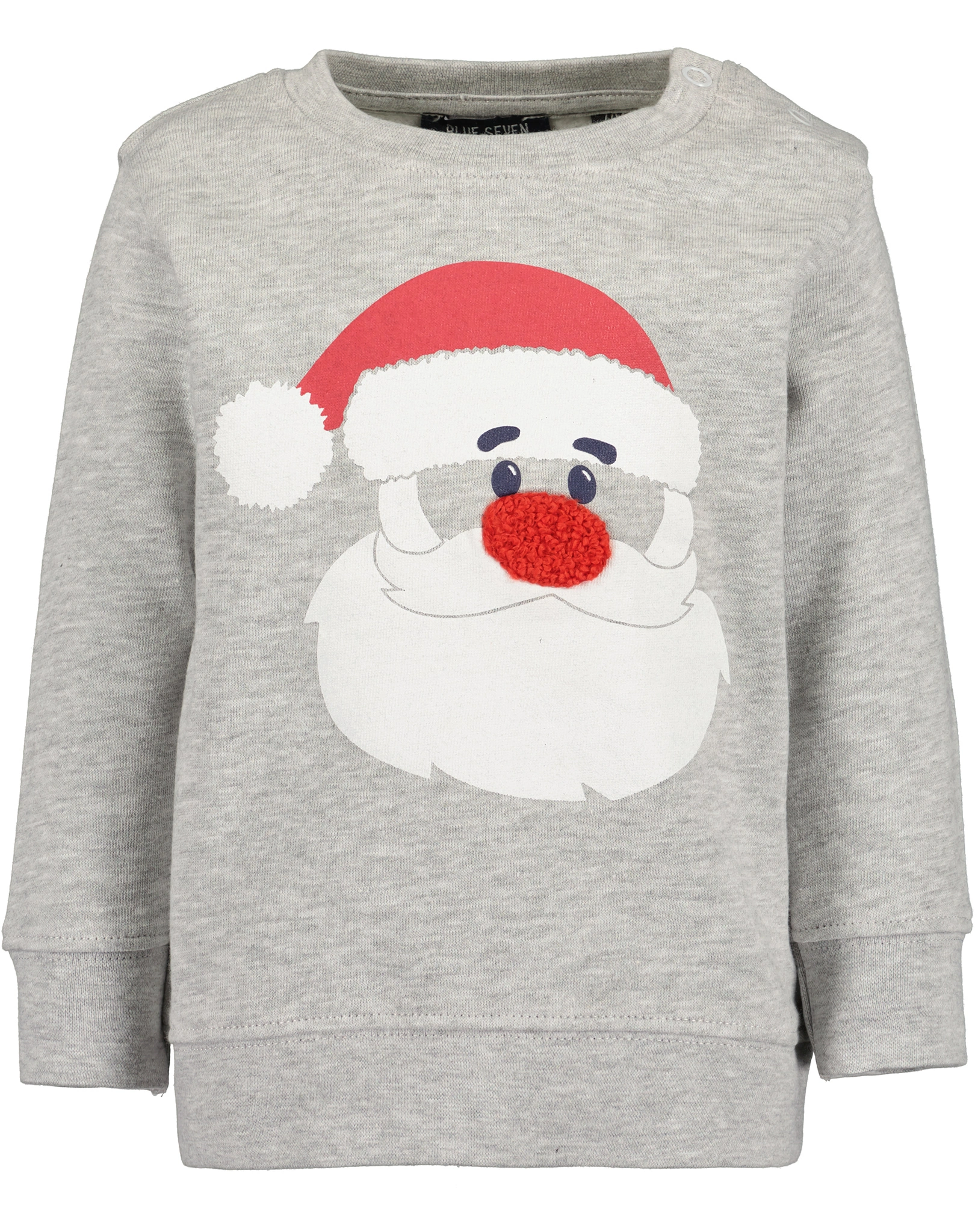 Sweatshirt SANTA CLAUS in nebel melange