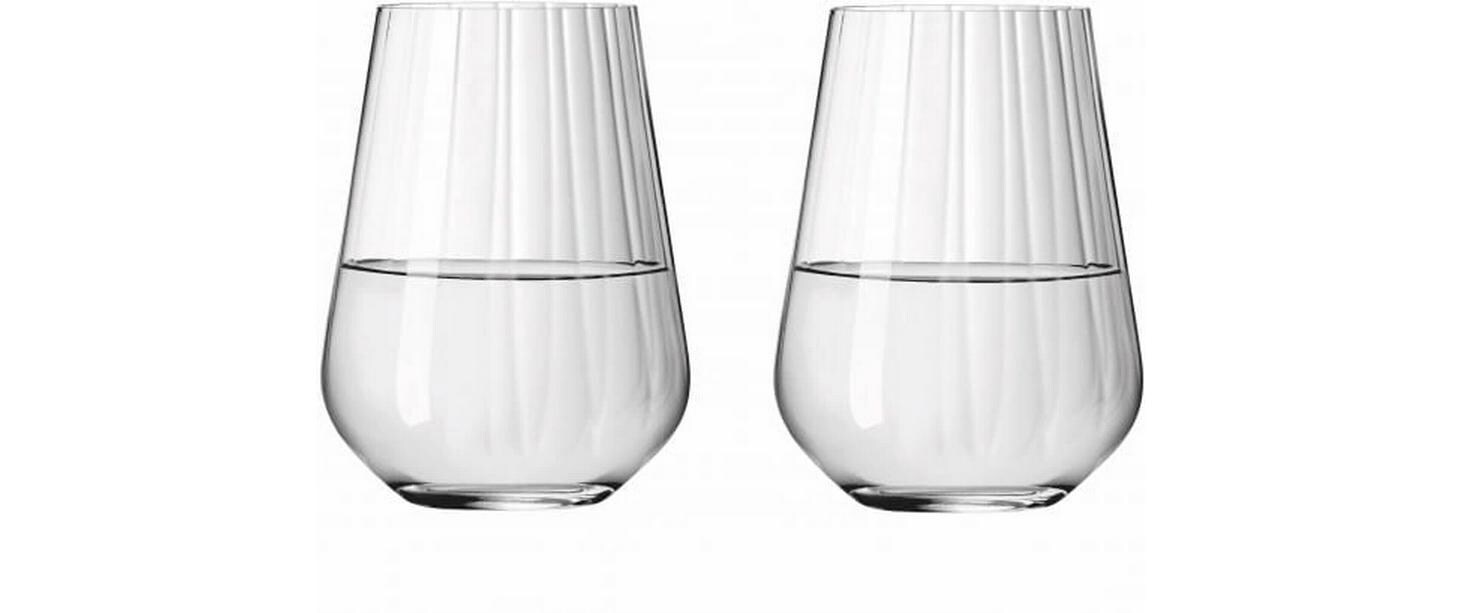 Trinkglas Sternenschliff No 2. 540 ml, 2 Stück, TransparentWasserglas-Set