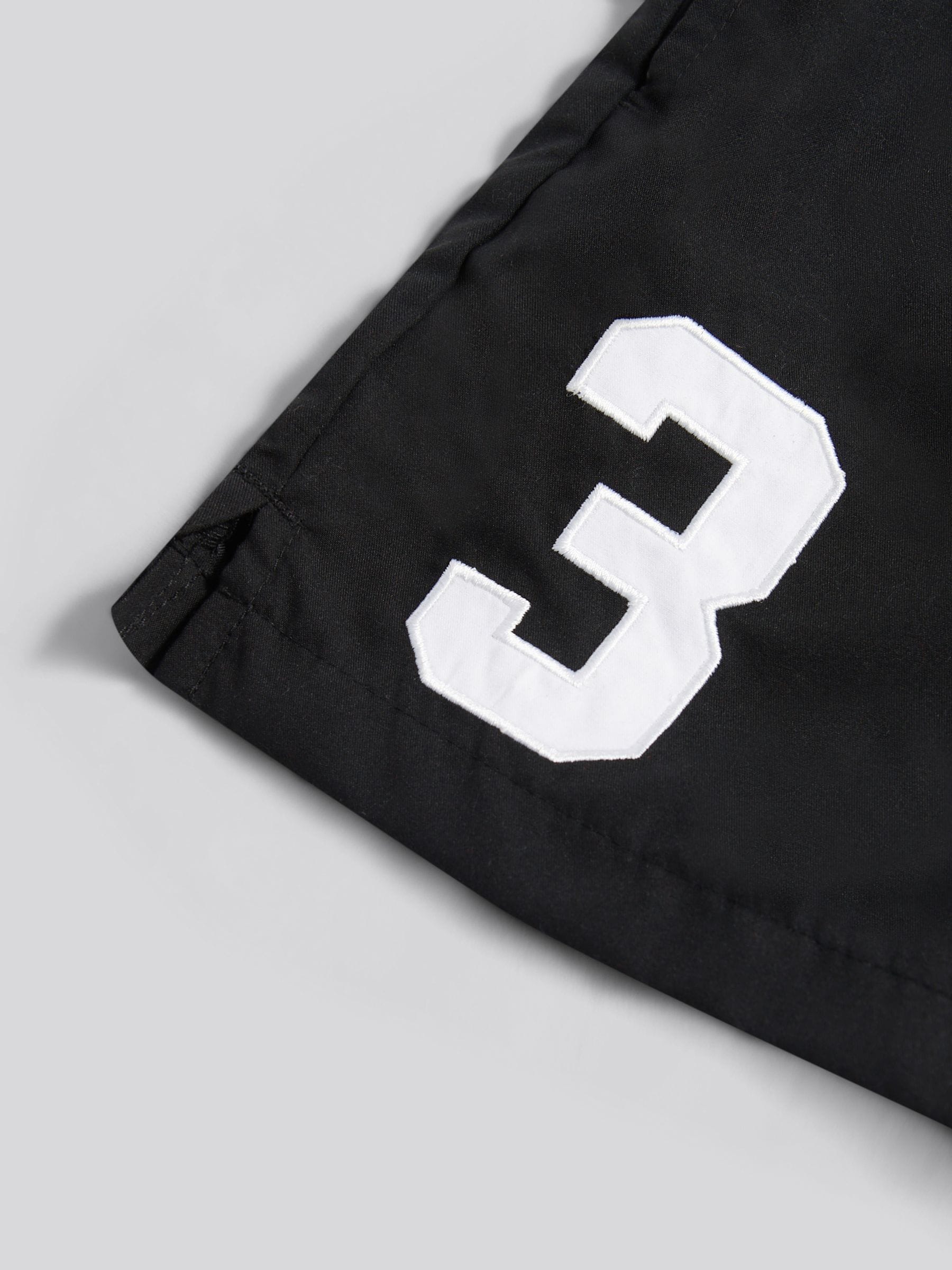 Zwart - U.S. Polo Assn. Player 3 zwemshorts