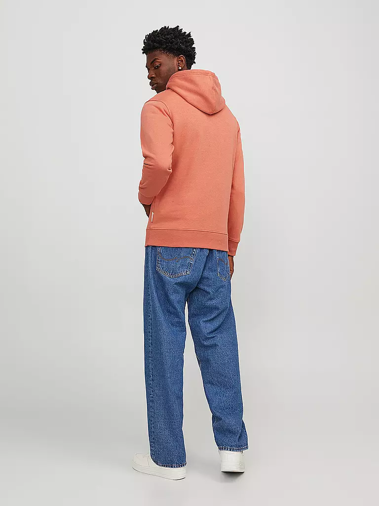 JACK & JONES Kapuzensweater - Hoodie JORLAKEWOOD orange